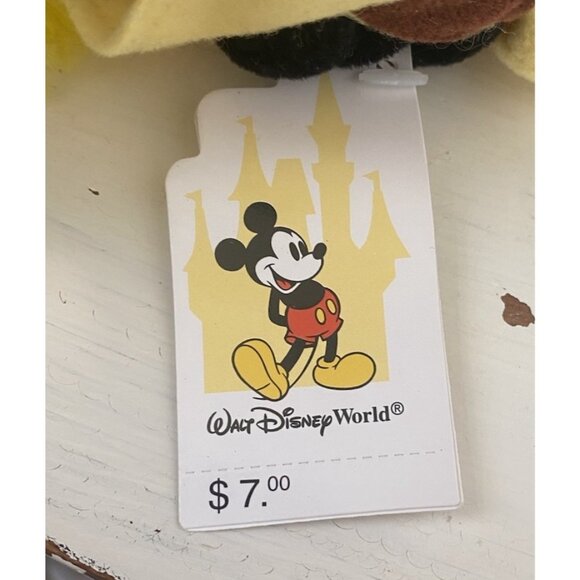 Walt Disney World Scarecrow Mickey Mouse Small Bean Bag Plush - Beanie 9" - NWT - Picture 3 of 4